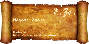 Magosi Zsolt névjegykártya